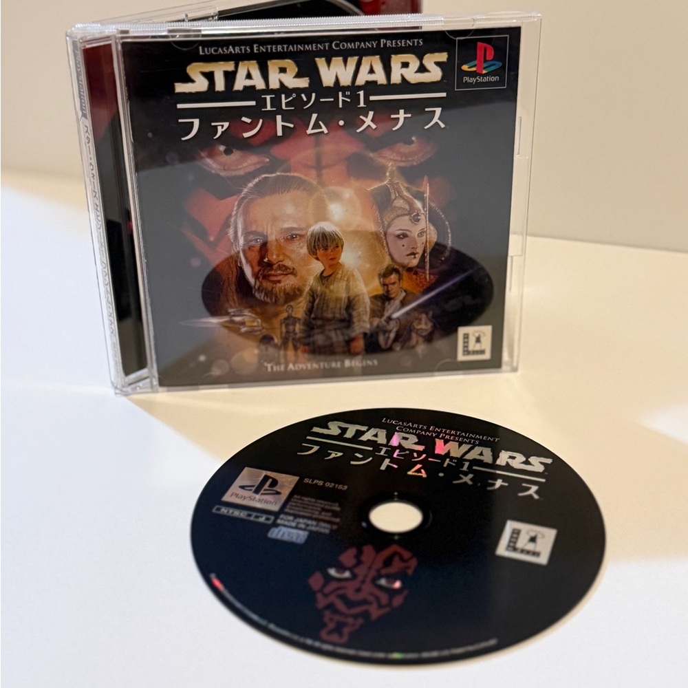 Playstation PS1 Star Wars Episode 1: The Phantom Menace Japanese Import